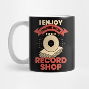 Funny Vinyl Records Collecting Collector Gift Mug